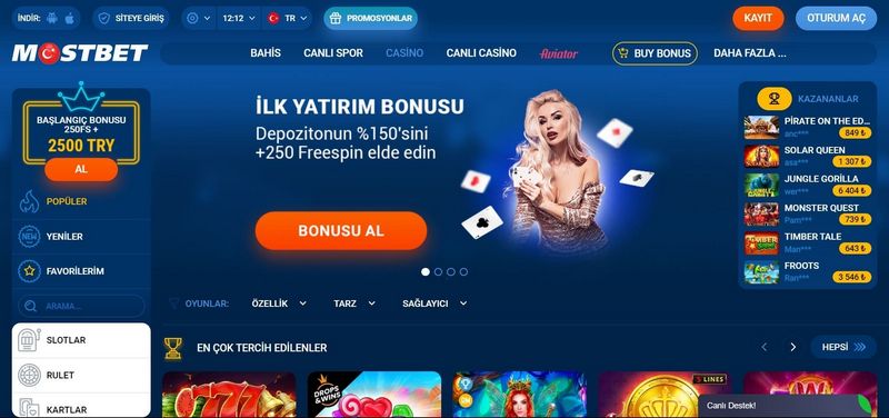 Сайт и приложение Mostbet